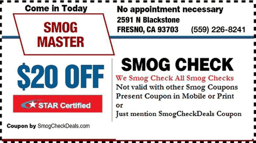 Smog Check Coupon